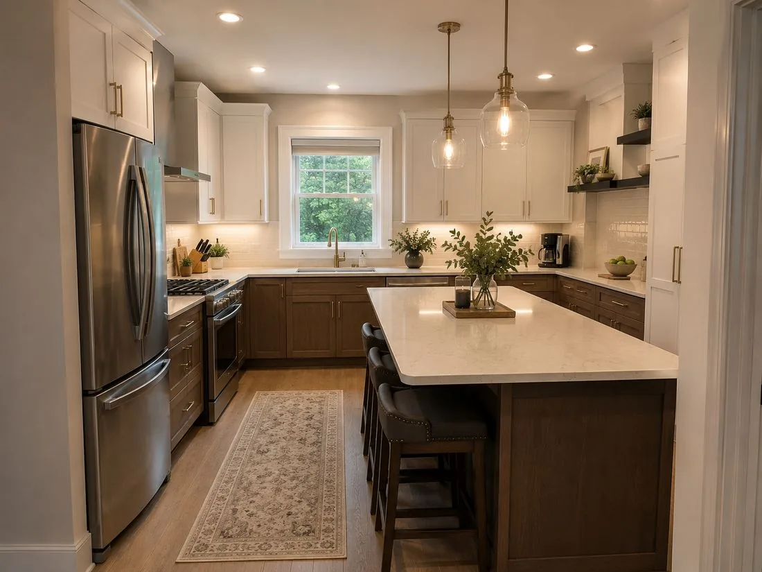 Kitchen after the remodel by Francis Remodeling